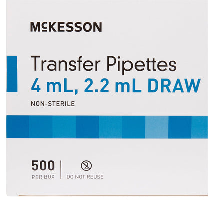 PIPETTE, TRANSFER 2.2 DRAW 3.9ML LF (500/BX)