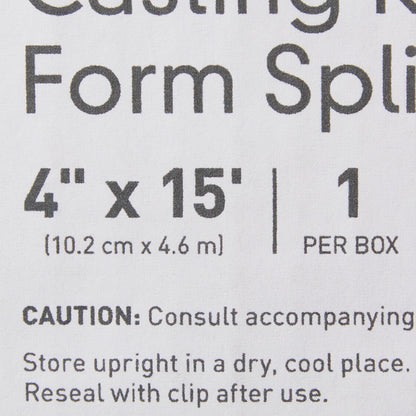 SPLINT, CAST 4"X15' (1RL/BX 2BX/CS)