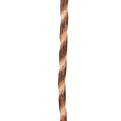 STICK, WALKING WOOD BRAZOS 48 FREE FORM IRON BAMBOO RED 48"