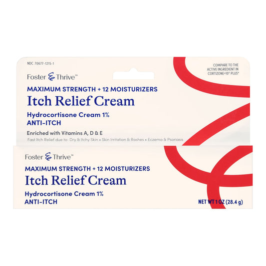 HYDROCORTISONE, CRM FT SM MAX STRNTH 1% 1OZ