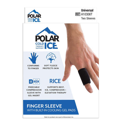SLEEVE, FINGER POLAR ICE COMPRSN UNIV (2/BX 36BX/CS)