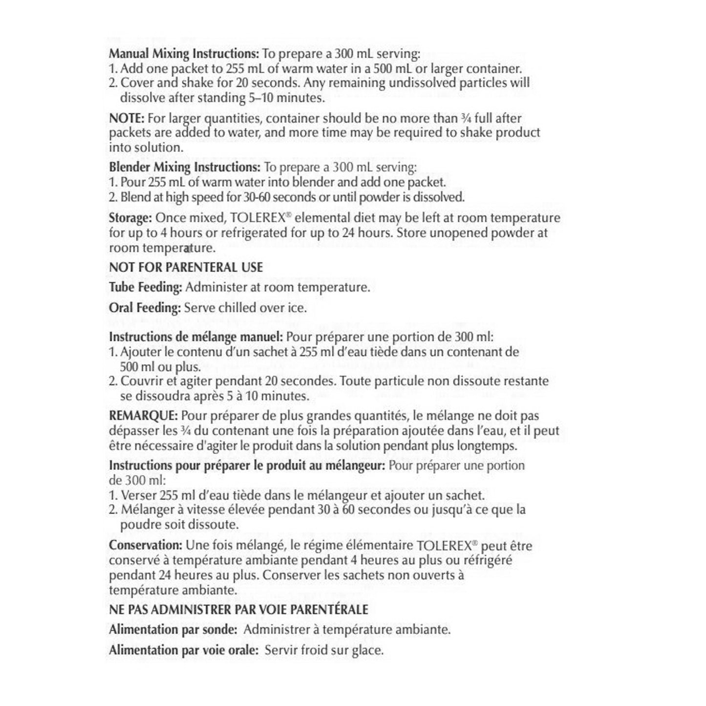 TOLEREX, UNFLAV 2.82OZ (6PK/CT10CT/CS)