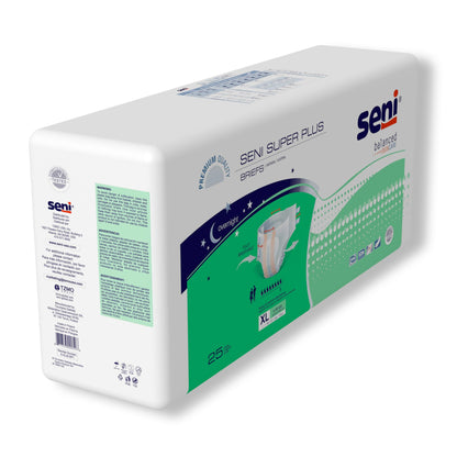 BRIEF, INCONT SENI SUPER PLUS XLG 55"-67" (25/PK 3PK/CS)