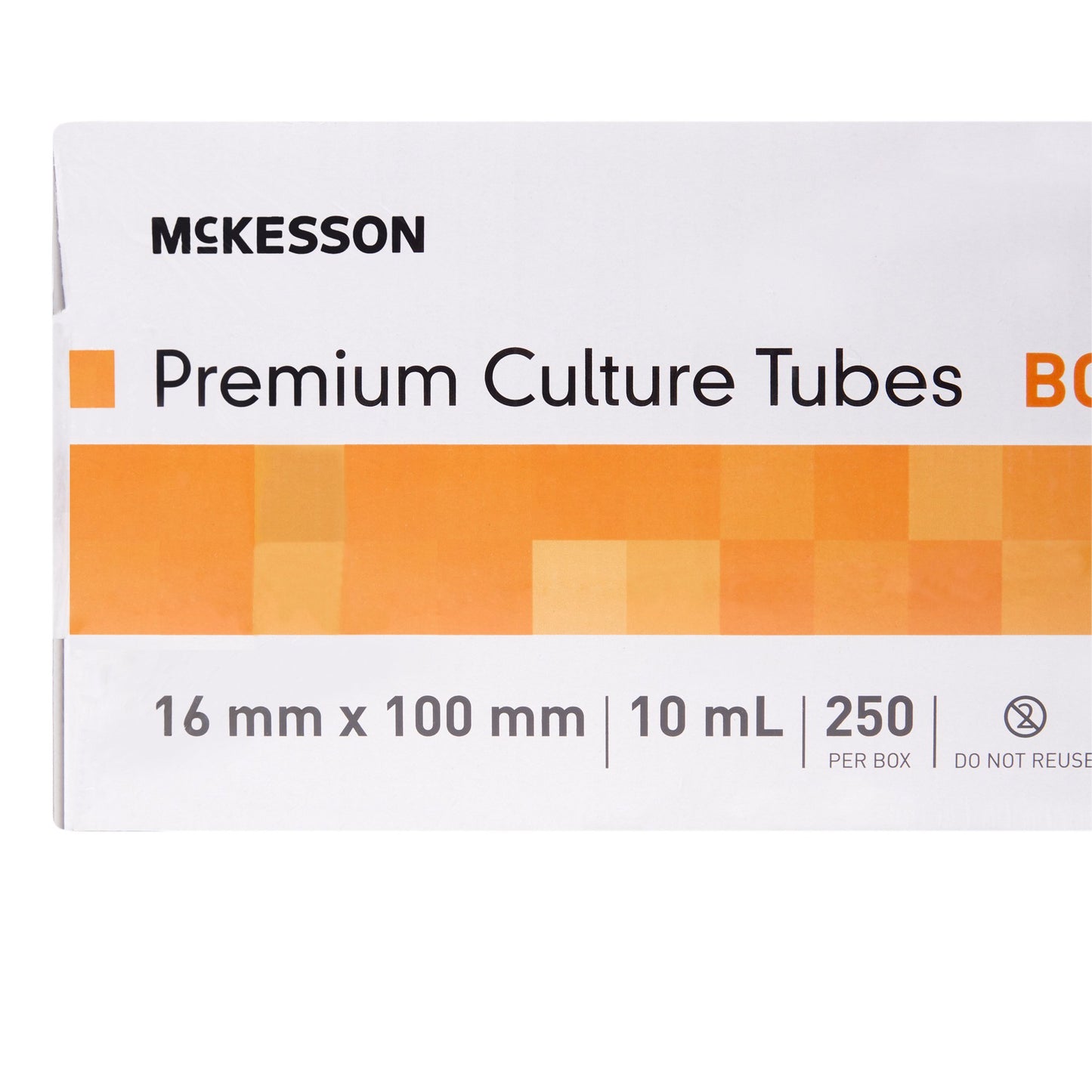 TUBE, TEST GLASS DISP 16X100 10ML (250/BX 4BX/CS)