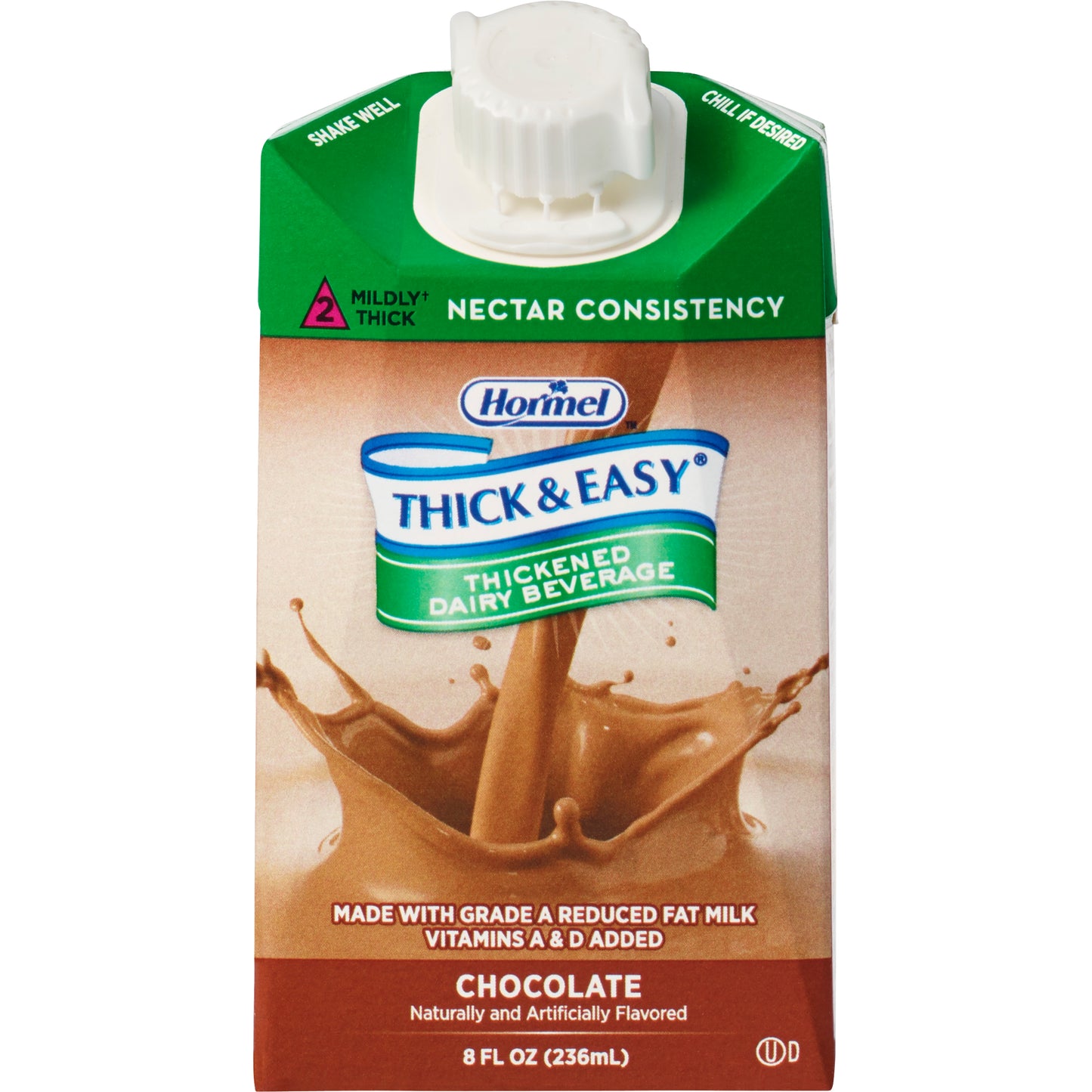THICK&EASY, DAIRY THICKENED CHOCOLATE NECTAR 8OZ (27/CS)