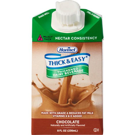 THICK&EASY, DAIRY THICKENED CHOCOLATE NECTAR 8OZ (27/CS)