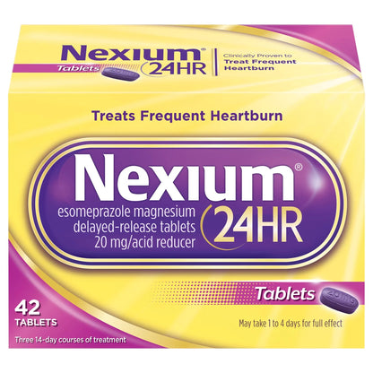 NEXIUM, TAB DR ACID REDUCER 24HR (42/BT)