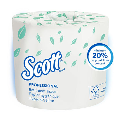 TISSUE, TOILET SCOTT 2PLY (550/RL 20RL/CS) KIMCON