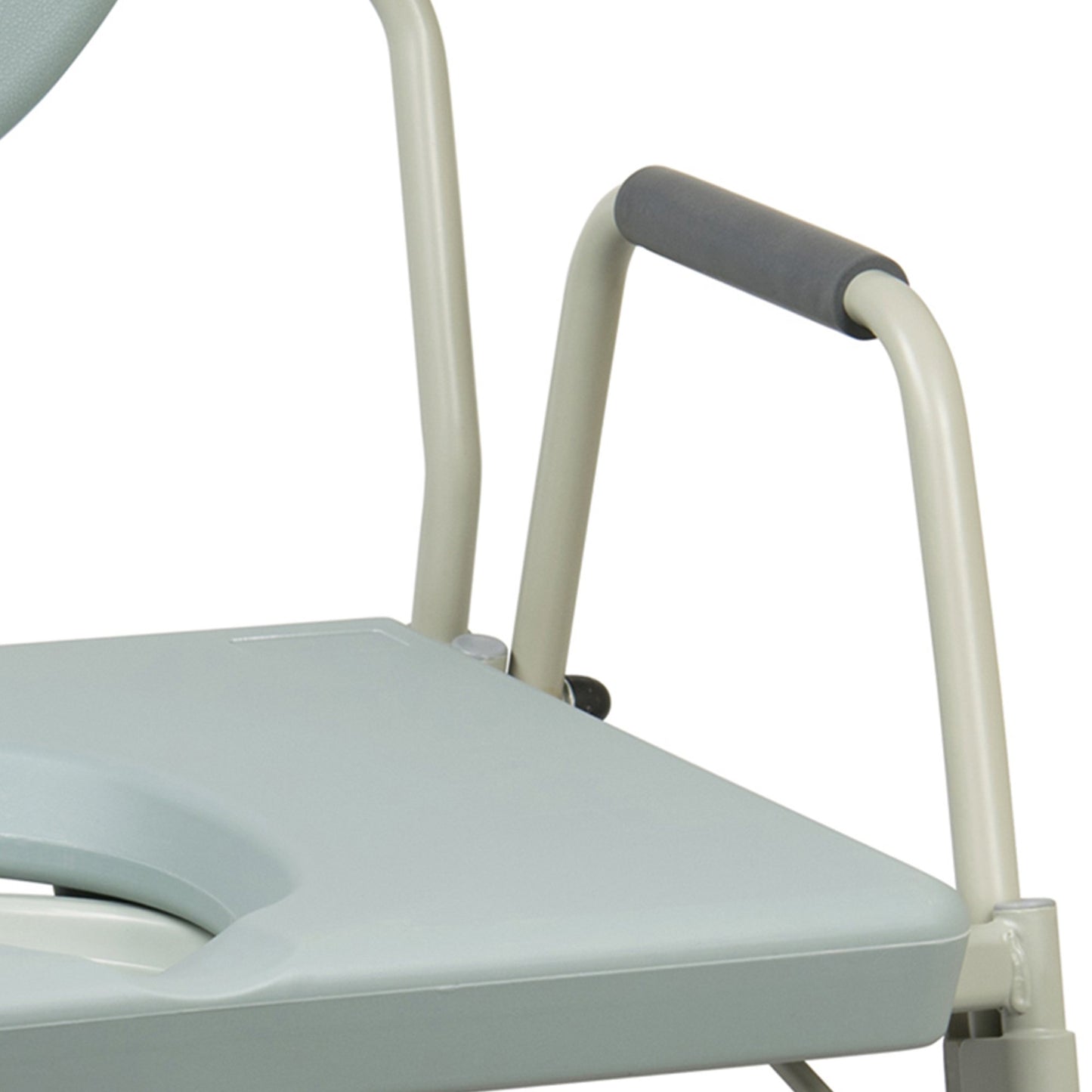 COMMODE, NON-FOLDING HD W/DRP ARM 1000LBS