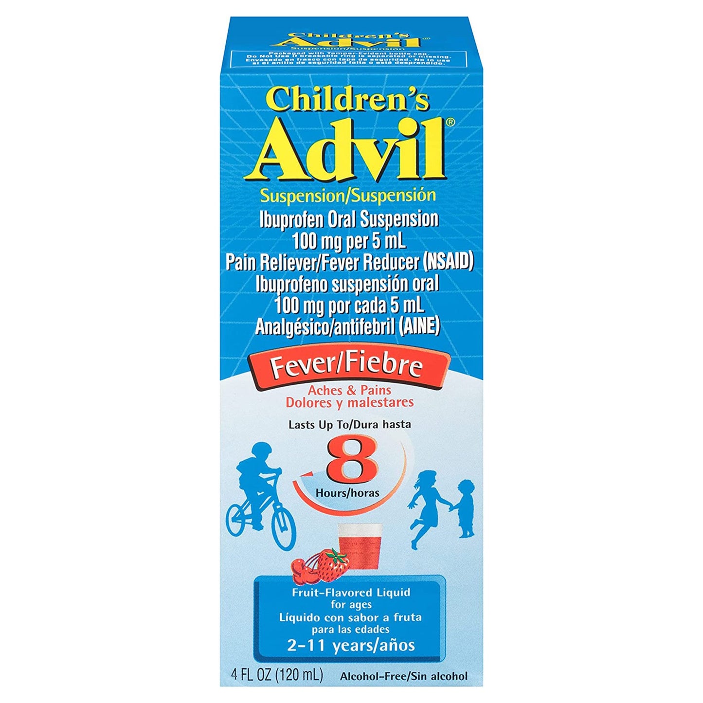 ADVIL, ORAL SUSPN CHLD 100MG/5ML 4OZ
