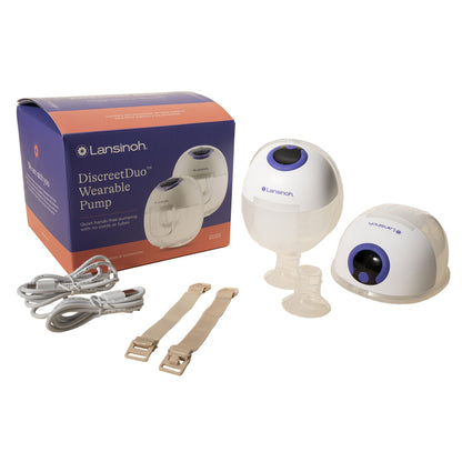 PUMP, BREAST LANSINOH DISCREETDUO WEARABLE (8/CS)