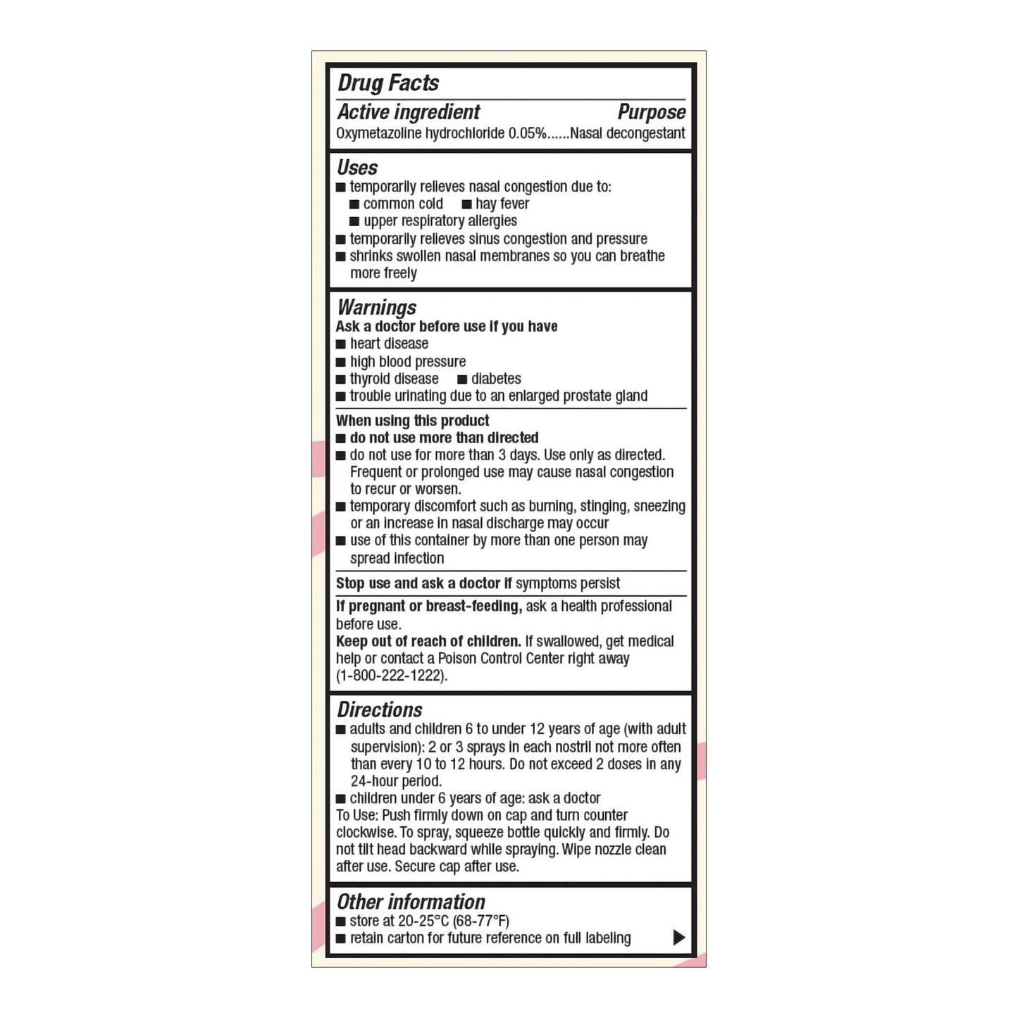 NASAL DECONGESTANT, SPR FT 1OZ