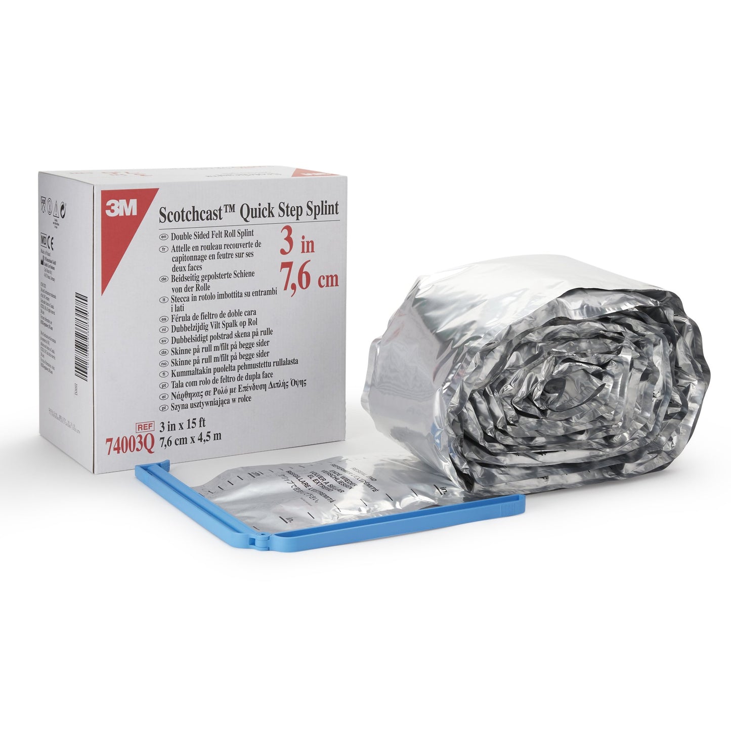 SPLINT, SCOTCHCAST DBL SIDE FELT QUICK STEP 3"X15' (2/CS)