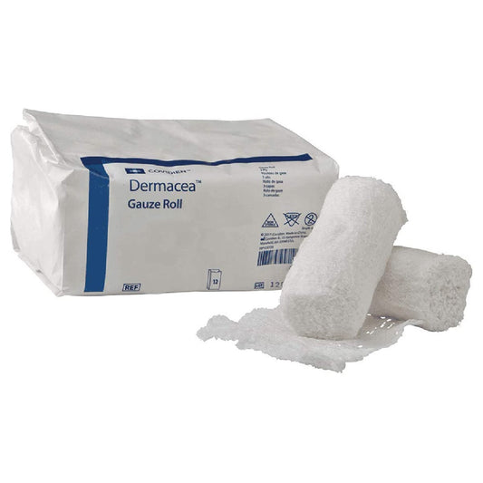 BANDAGE, GAUZE RL DERMACEA 2PLY 2"X4YDS(12/PK 8PK/ KENDAL