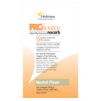 PROTEIN, PROSOURCE NO CARB 30OZ (4/CS) EC