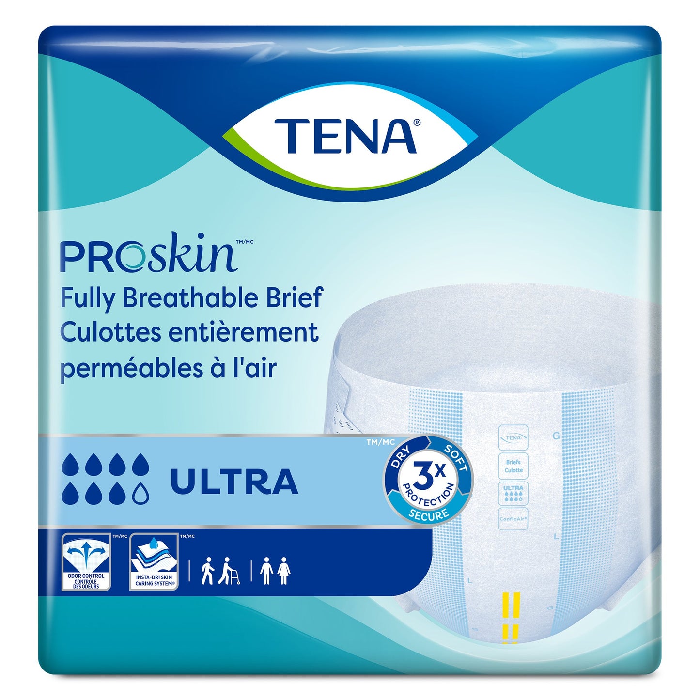 BRIEF, TENA ULTRA ADLT XLG (15/BG 4BG/CS) SCAPER