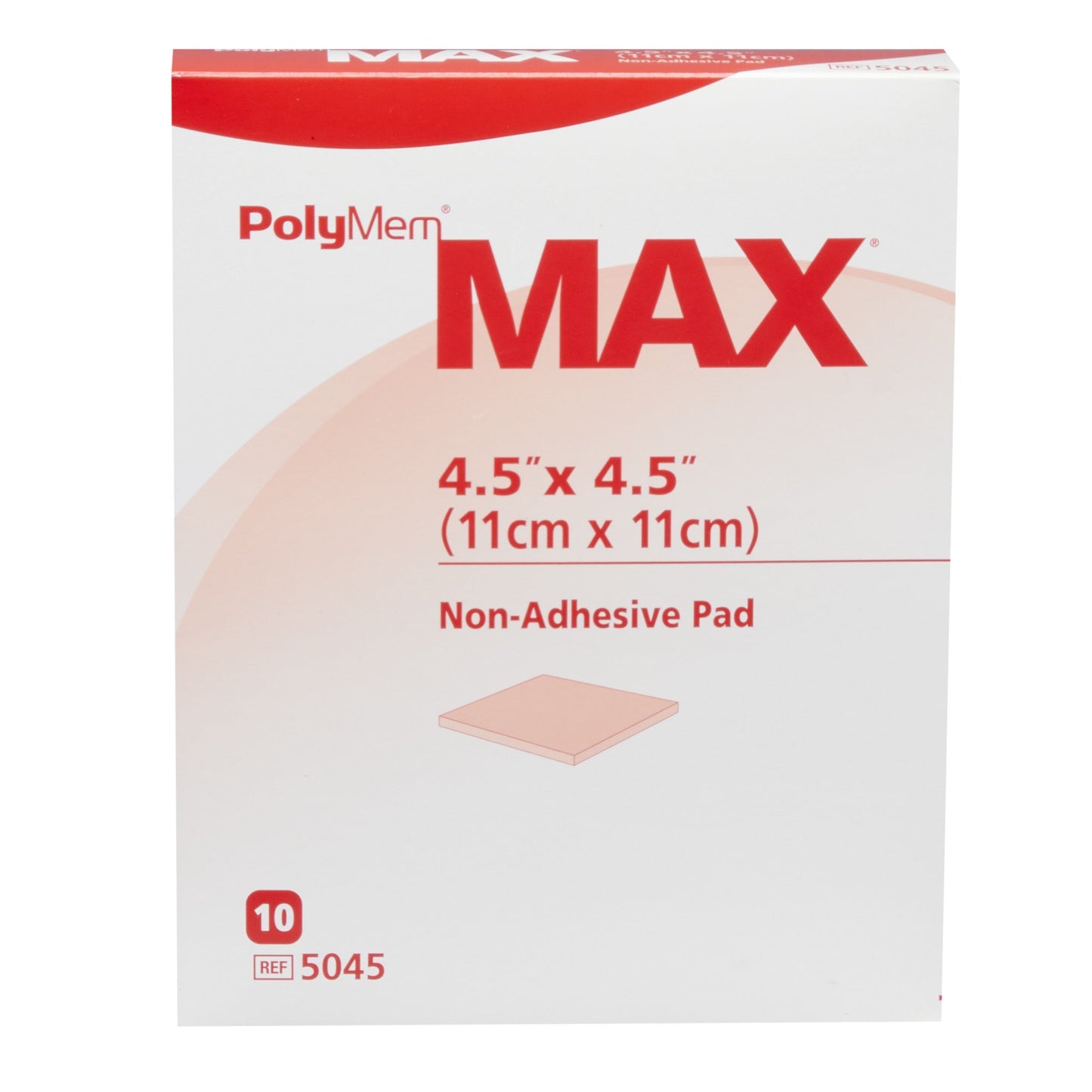 DRESSING, POLYMAX 4 1/2"X4 1/2" (10/BX 2BX/CS)