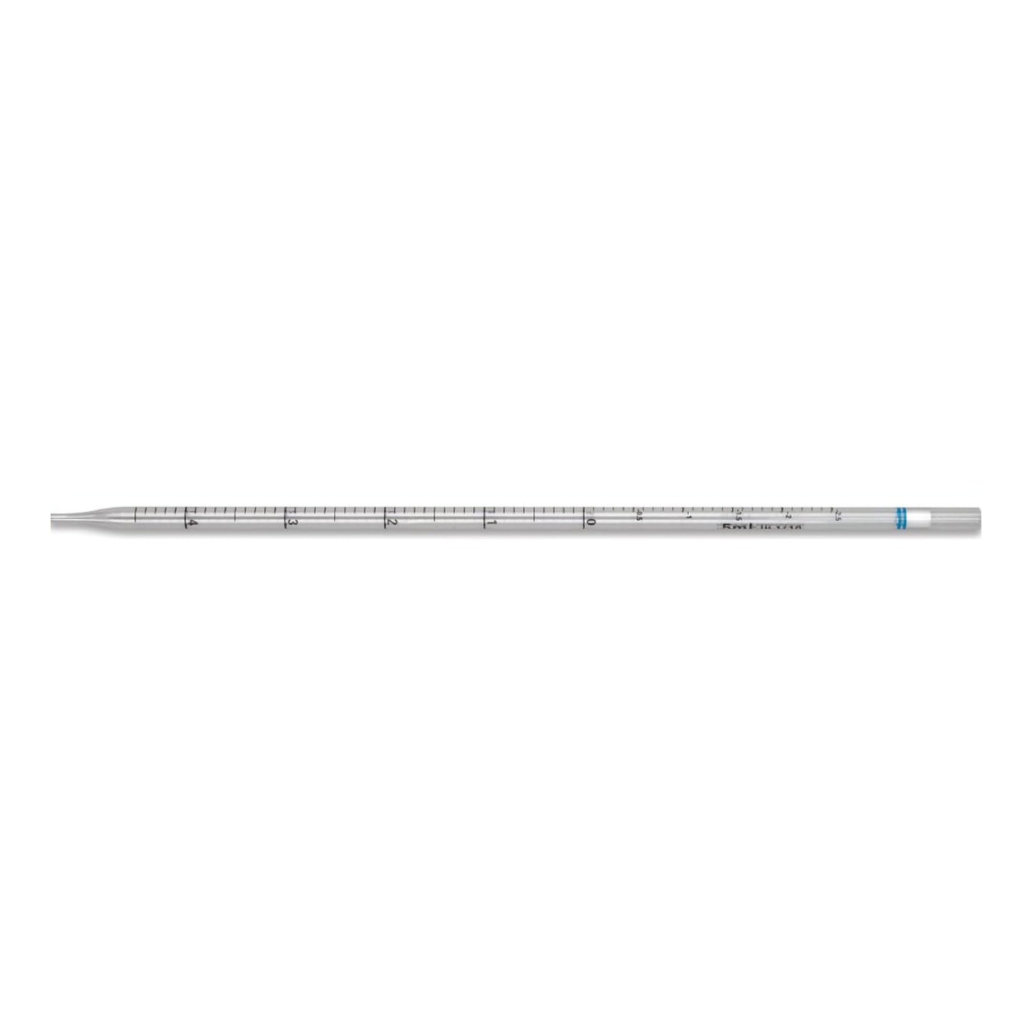 PIPETTE, SEROLOGICAL STD TIP STR BLU BAND 342MM 5ML (200/CS)
