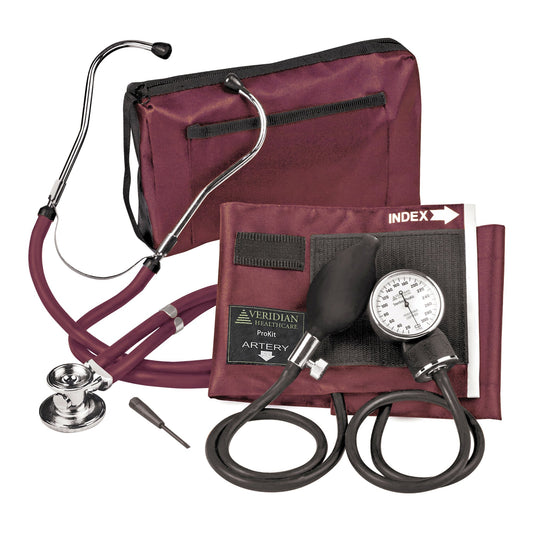 PRO KIT, SPHYGMOMANOMETER STERLING W/CASE BURG (20/CS)