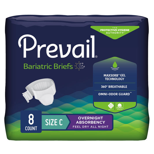 BRIEF, BARIATRIC PREVAIL C UP TO 110" (8/BG 4BG/CS)