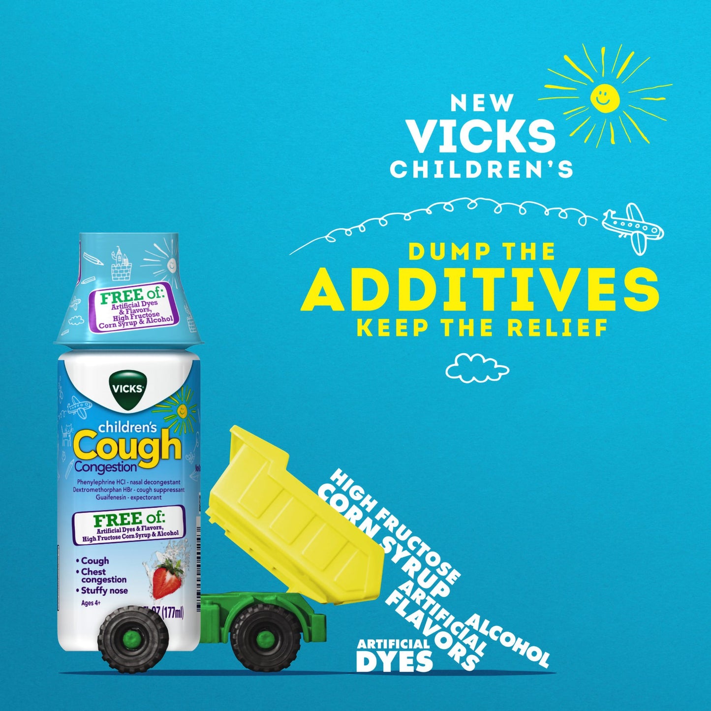 VICKS, LIQ CHLD COUGH CONGESTION 6OZ