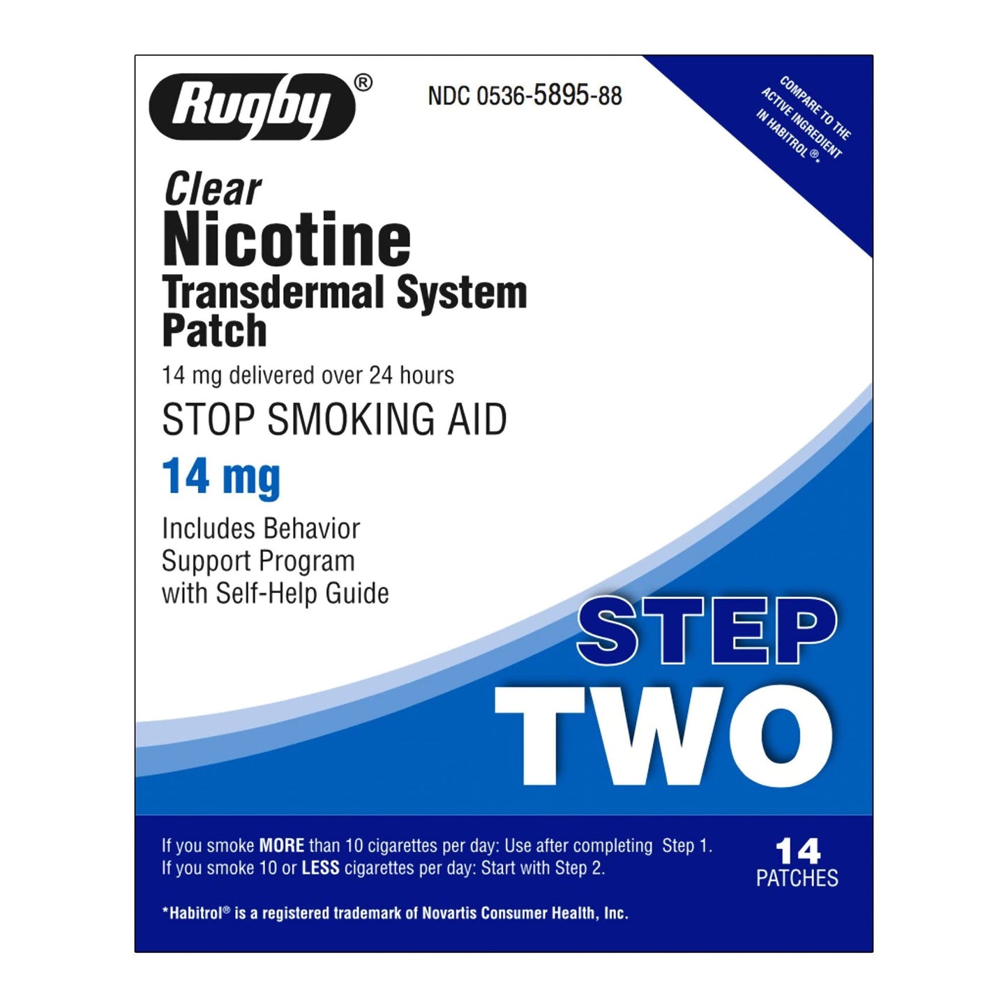 NICOTINE, PATCH 24HOUR STEP2 14MG (14/BX)