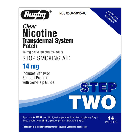 NICOTINE, PATCH 24HOUR STEP2 14MG (14/BX)