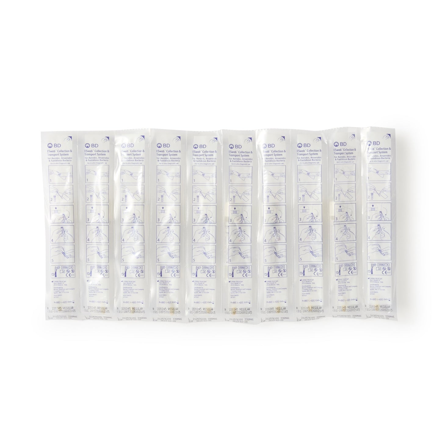 SWAB, COLLECTION KIT E-SWAB REG (50/BX)