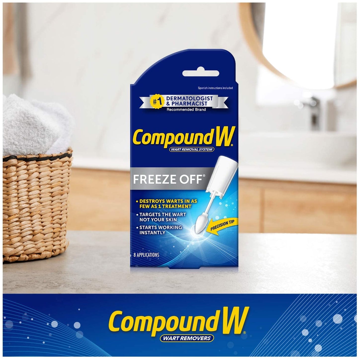 COMPOUND W, SPR FREEZE OFF 8APPL