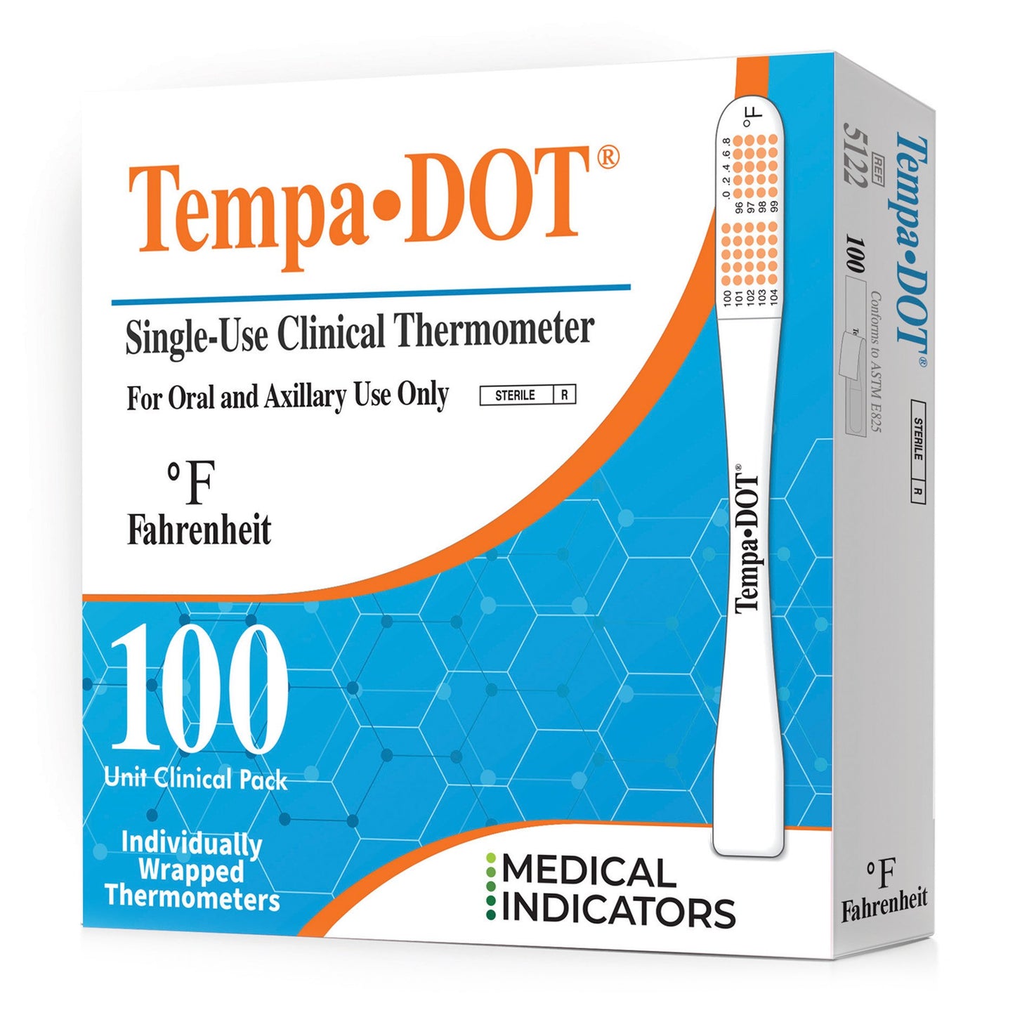 THERMOMETER, TEMPA-DOT (100/BX20BX/CS)