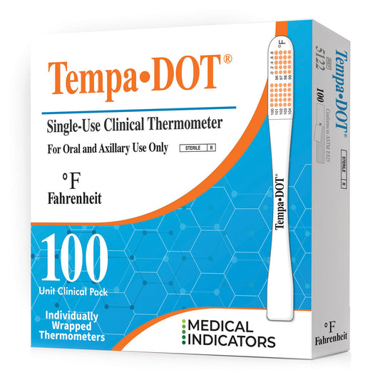 THERMOMETER, TEMPA-DOT (100/BX20BX/CS)