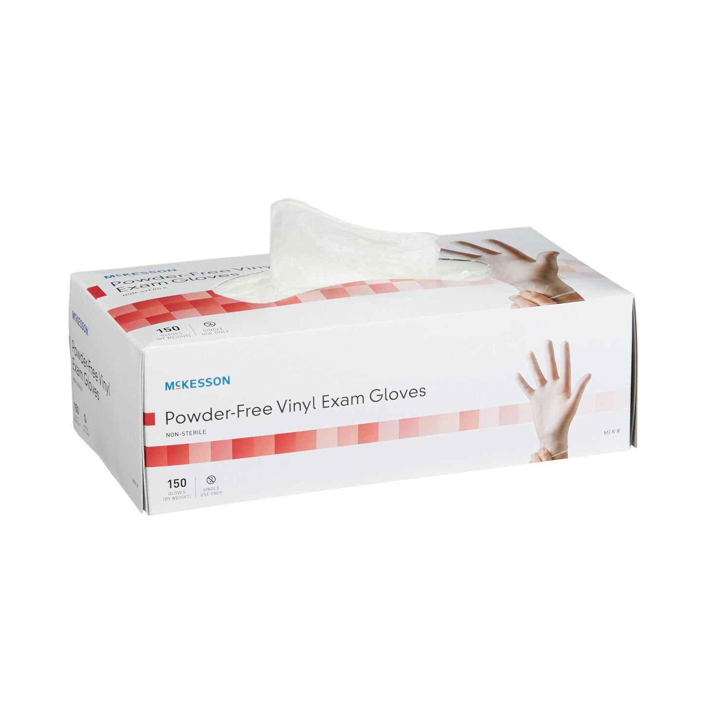GLOVE, EXAM VNYL XS N/S (150/BX 10BX/CS)