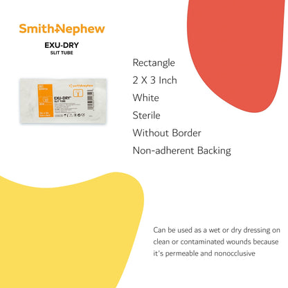 DRESSING, EXUDRY SLIT TB 2"X3 (50/CS)