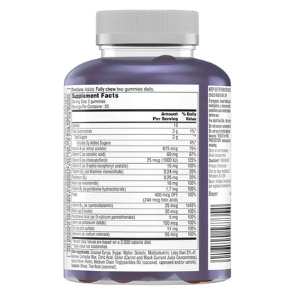 ONE-A-DAY, GUMMIES MENS 50+ ADV MULTIVITAMIN (110/BT)