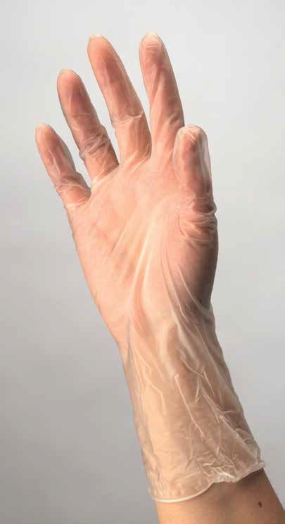 GLOVE, EXAM VNYL MED N/S (150/BX 10BX/CS)