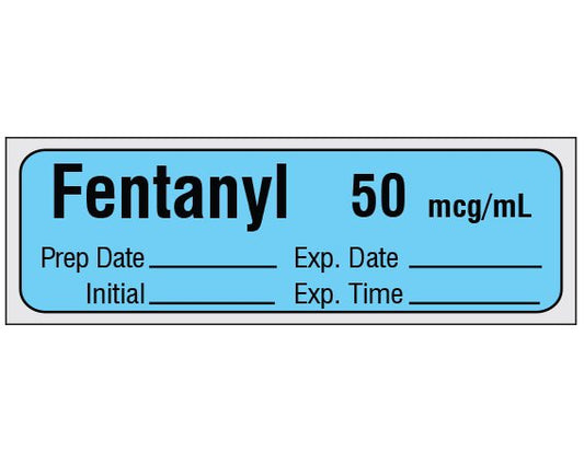 LABEL, FENTANYL PRECUT ORG 1/2X1 1/2 (333/RL)