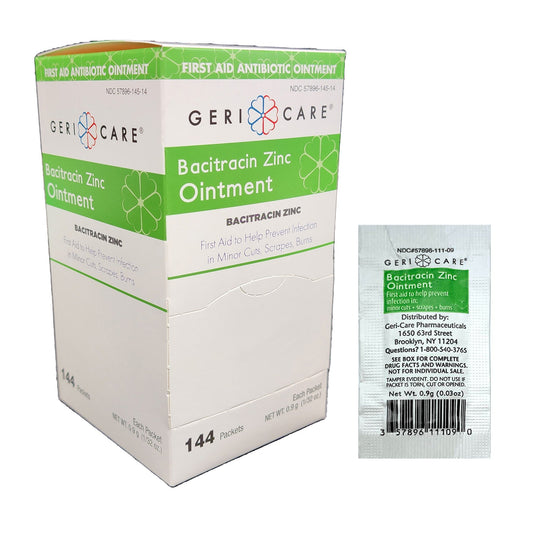 BACITRACIN ZINC, OINT 0.9GM (144/BX 12BX/CS)