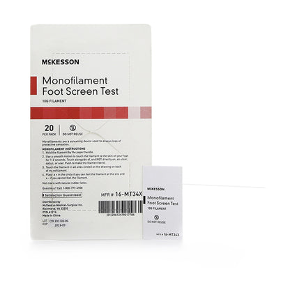 MONOFILAMENT TEST, SENSORY W/ HNDL F/FOOT 10GM20/PK 24PK/CS)