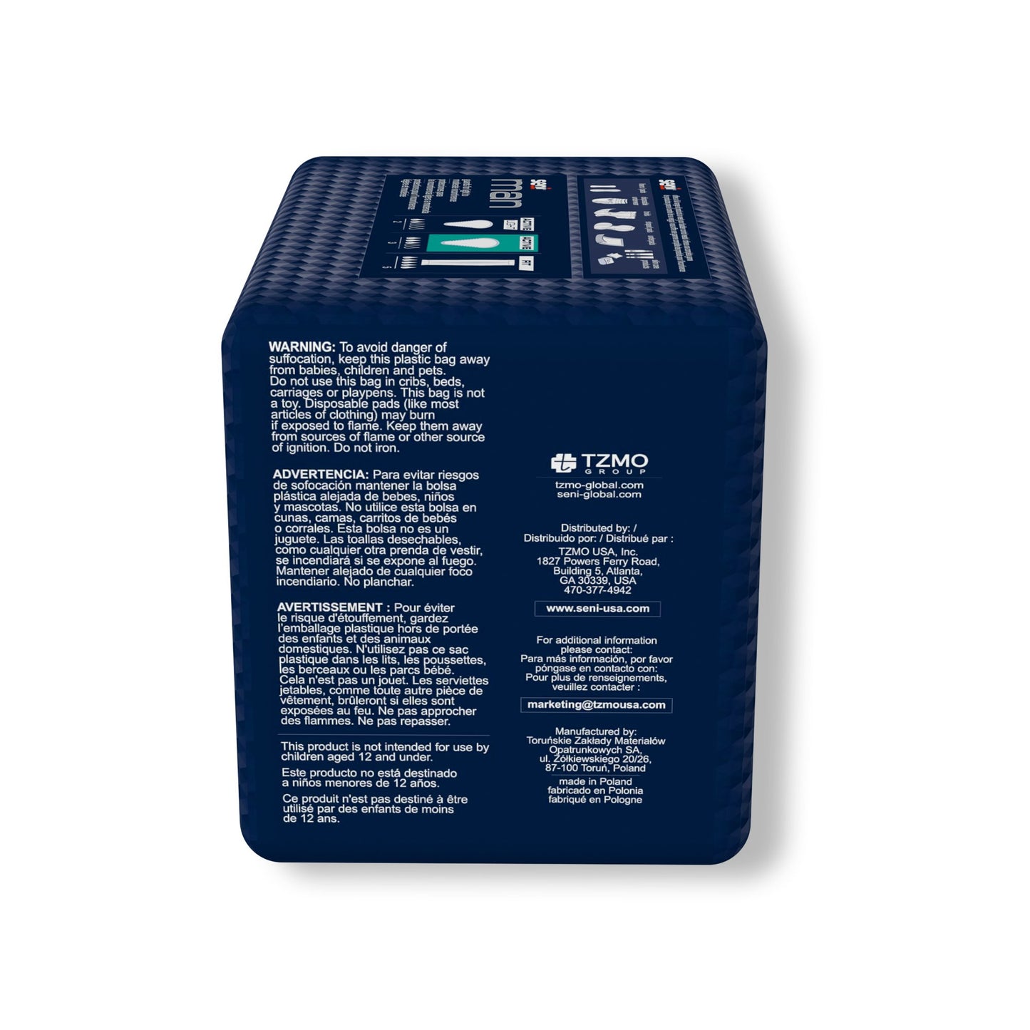 GUARD, MALE ACTIVE SENIMAN (15/PK 6PK/CS)