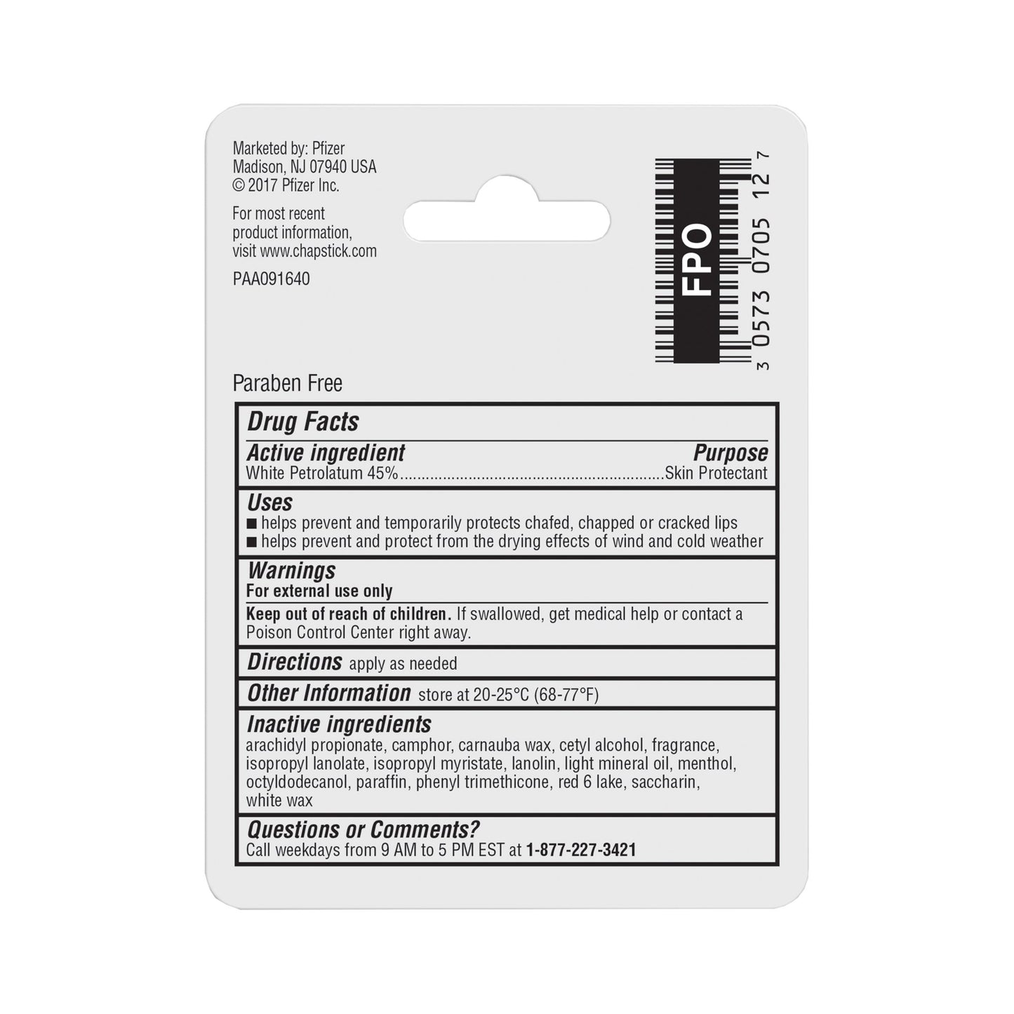 CHAPSTICK, CHERRY 0.15OZ (12/CT)