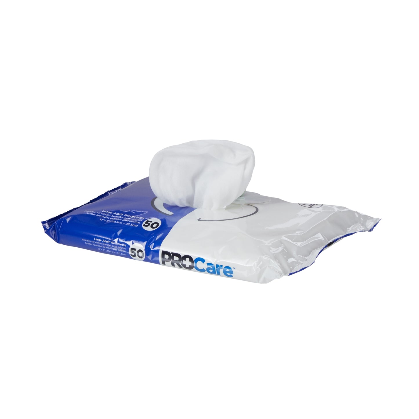 WASHCLOTH, WET PROCARE ADLT 12X8" (50/PK 12PK/CS)