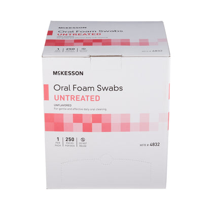 ORAL FOAM SWABSTICK, UNTREATEDBX/CS)