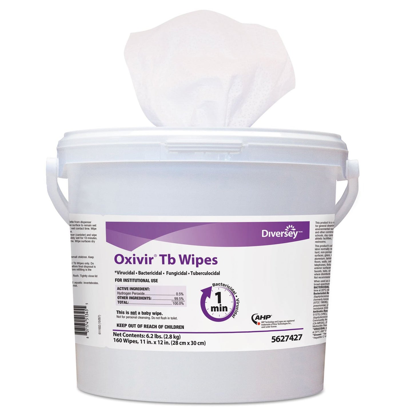 WIPE, OXIVIR TB 11"X12" (160/CT 4 CT/CS)