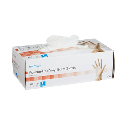 GLOVE, EXAM VNYL LG N/S (150/BX 10BX/CS)