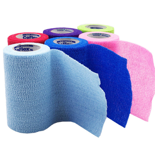 BANDAGE, CO-FLEX N/LTX CP 4"X5YDS (18/CS)