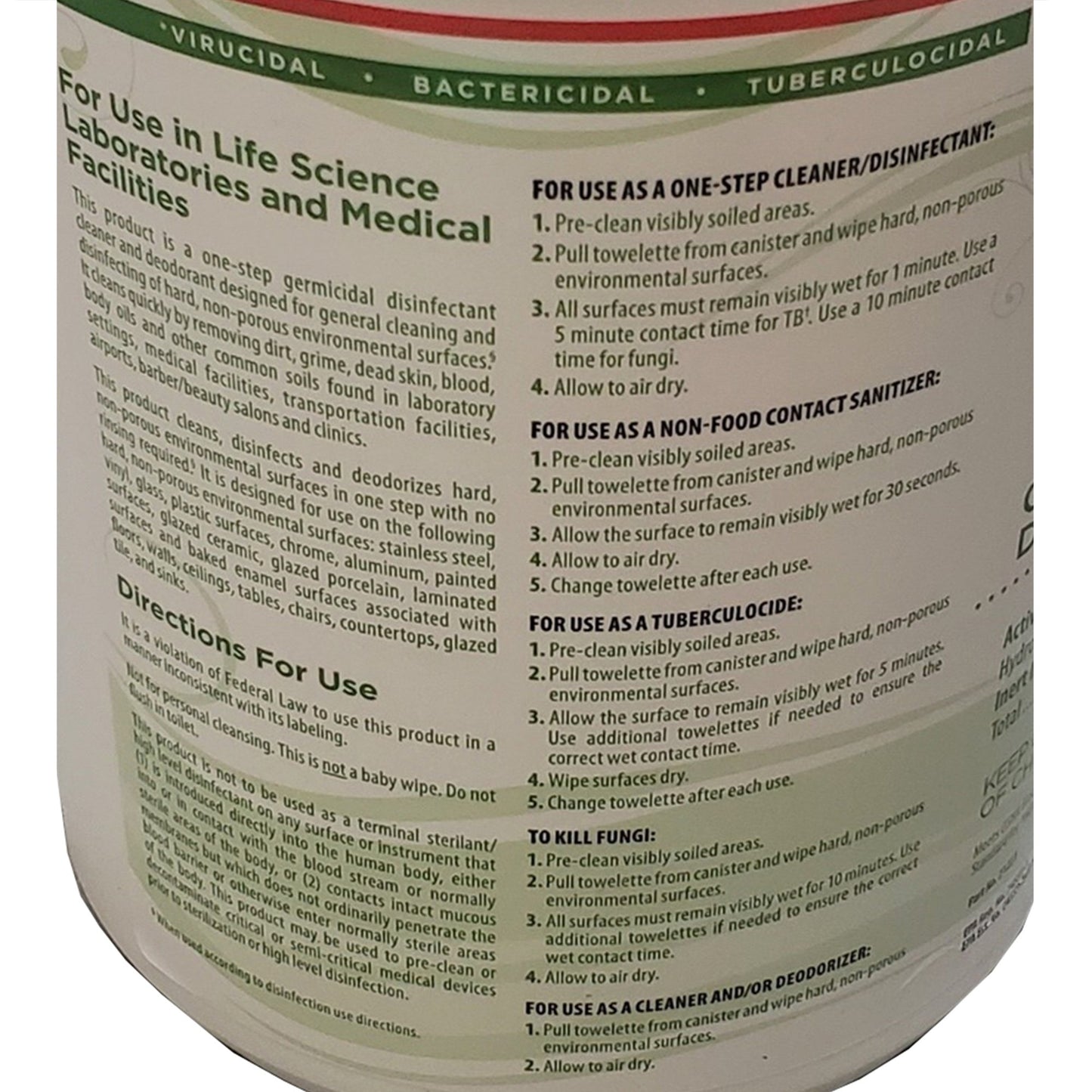 WIPE, SURFACE PREEMPT DISINF 6"X7" (160/BX 12BX/CS)