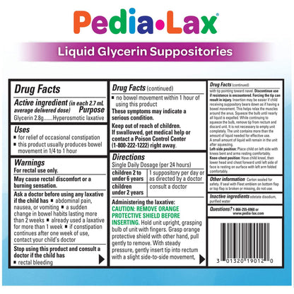 PEDIALAX LIQ, SUP 4ML (6/BX)