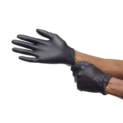 GLOVE, EXAM NTRL XL N/S BLK (100/BX 10BX/CS)
