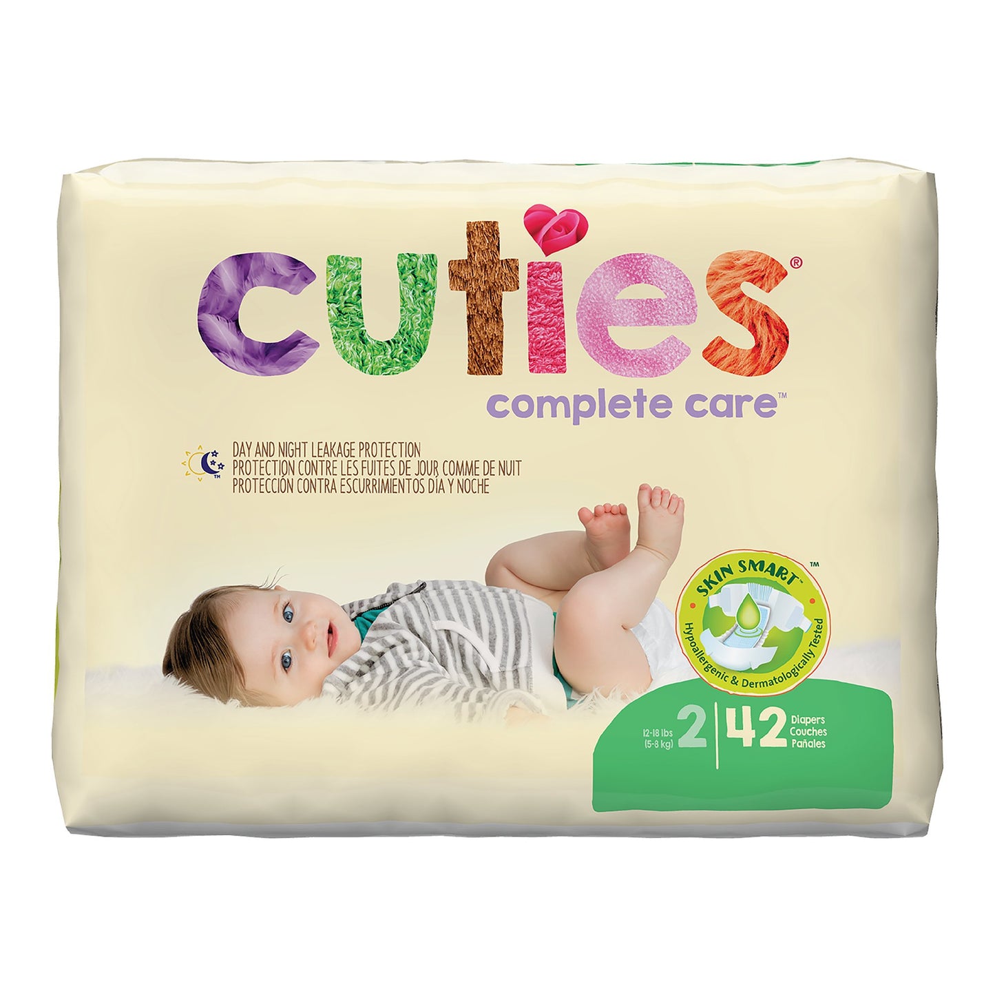 DIAPER, BABY CUTIES SIZE2 (42/PK 4PK/CS)