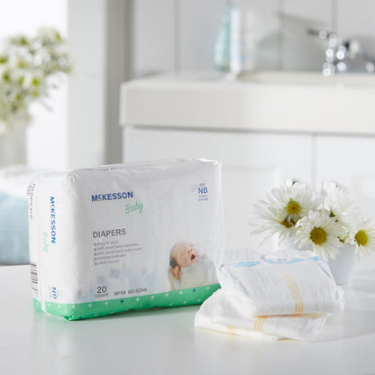 DIAPER, BABY NEWBORN 0-10 LBS (20/BG 6BG/CS